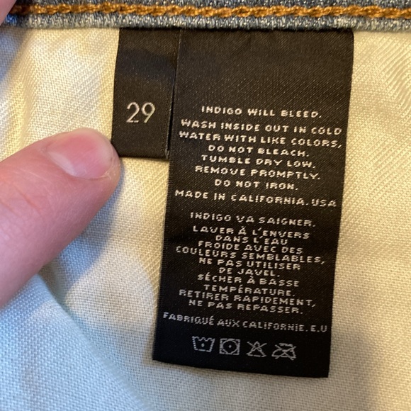 J Brand Womens Size 29 Aidan Slouchy Boyfriend Meadow Denim Blue Jeans - Picture 12 of 15